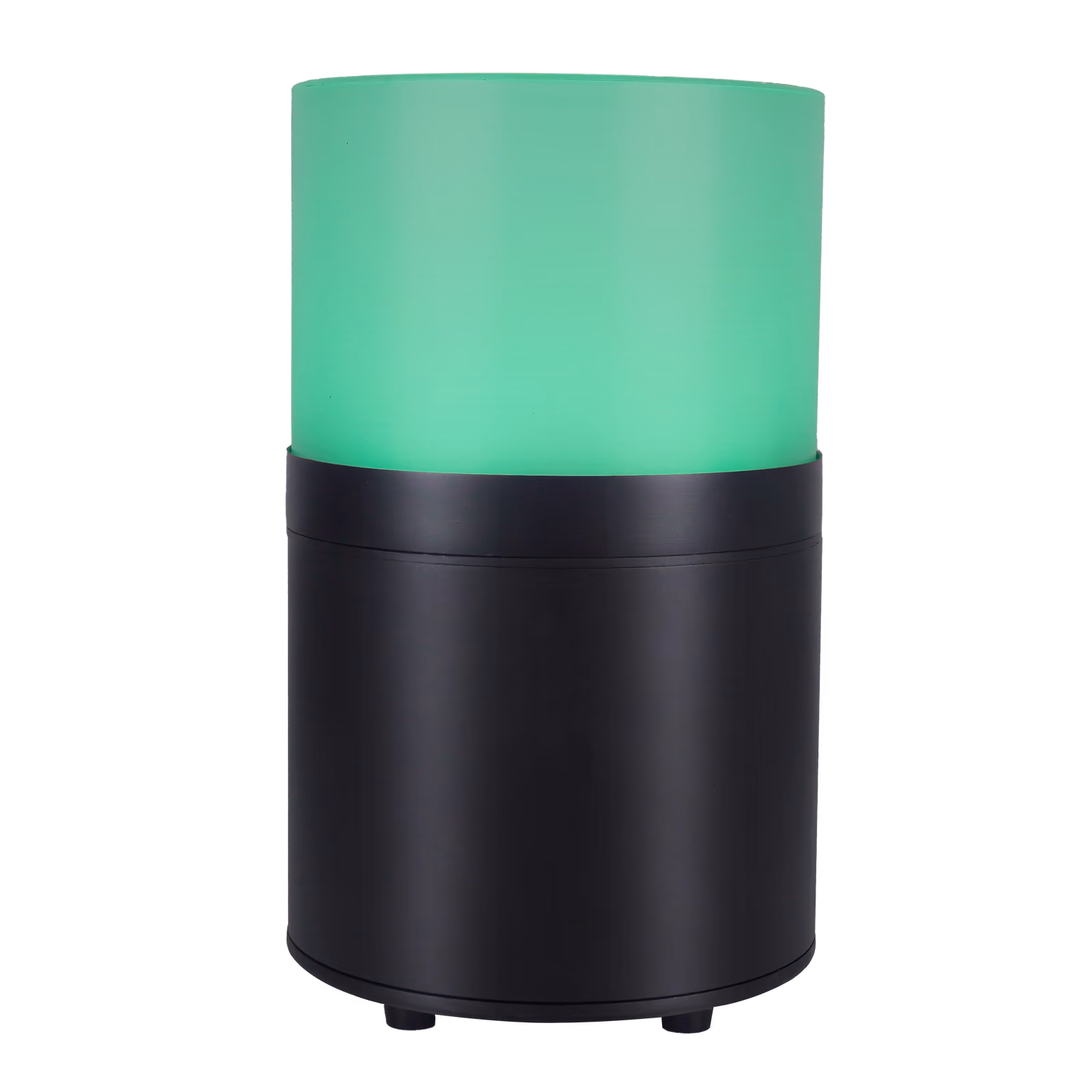 LU-AQP6-Tube diffuser glowing green on the LumiUp Aqua P6