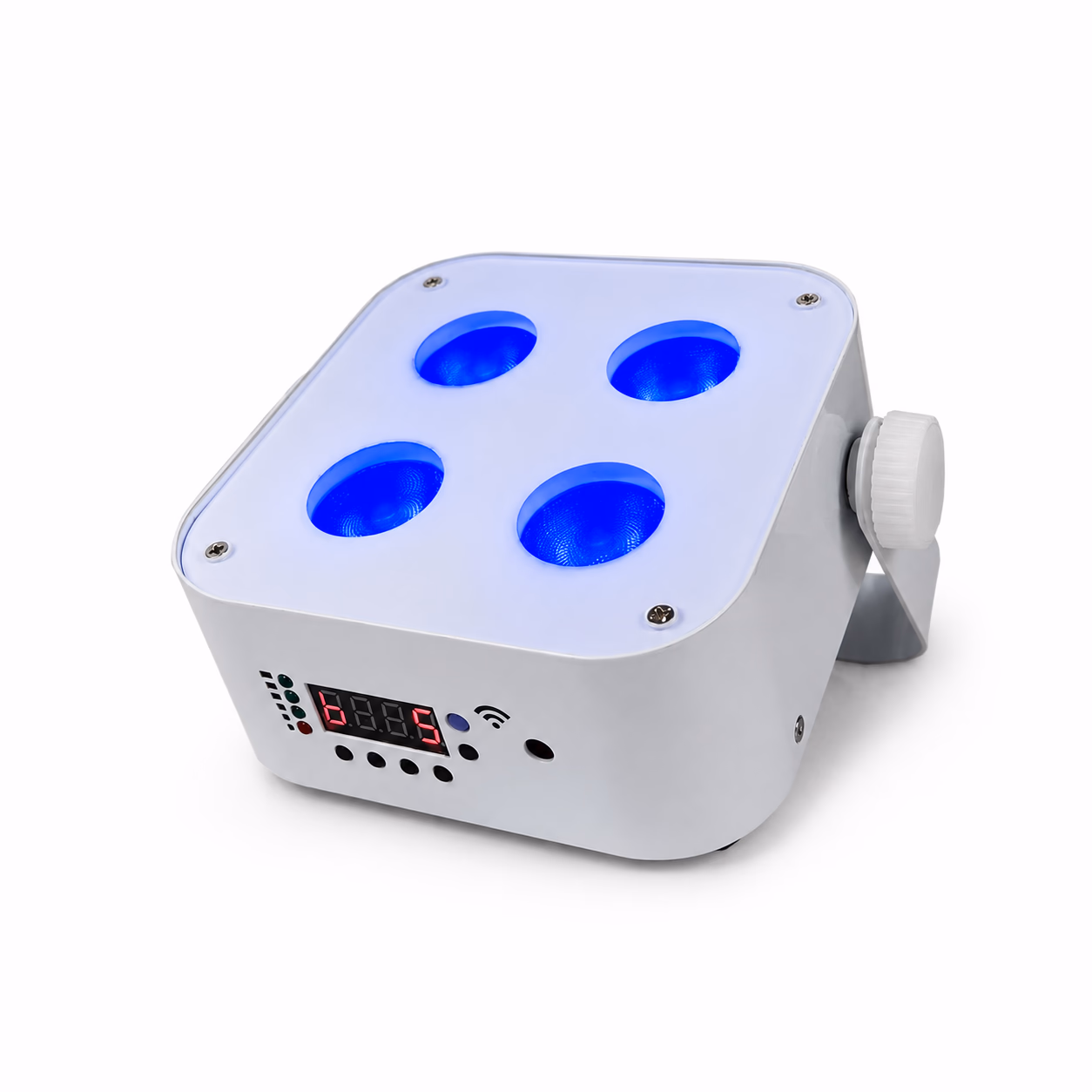 White LumiUp Mini S4 producing blue light