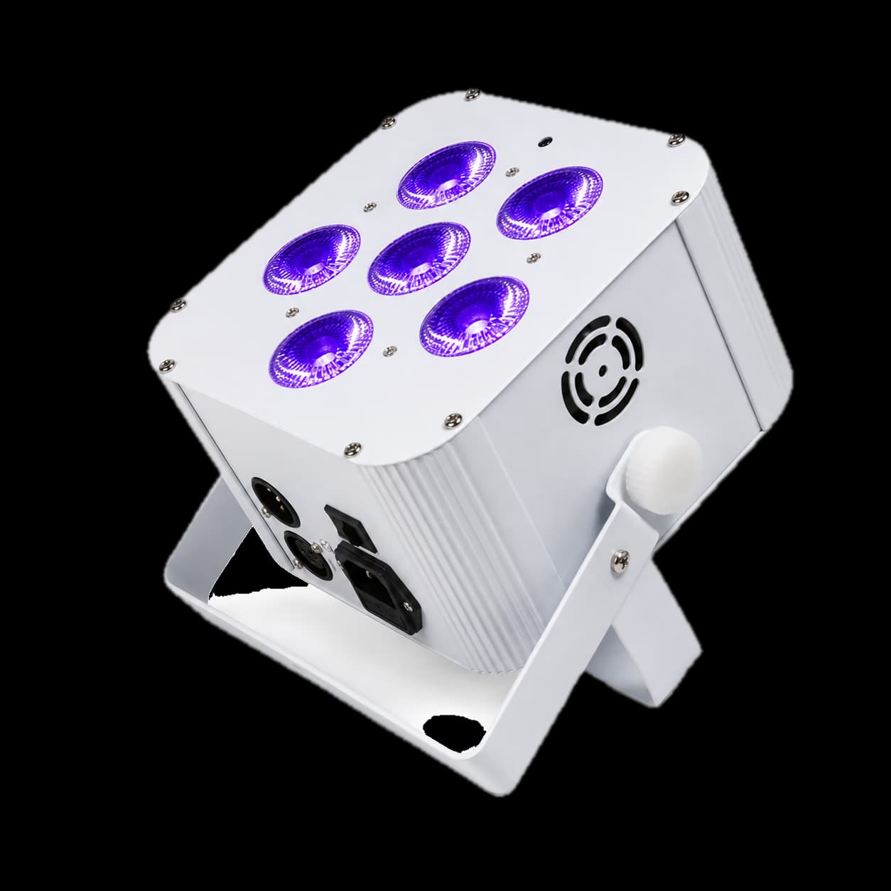 White LumiUp Mini S6 producing purple light