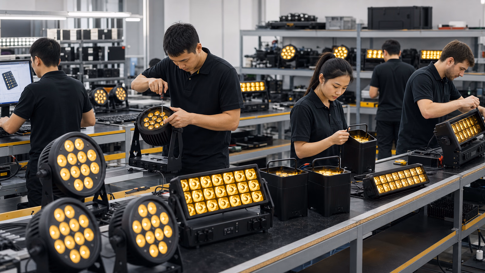 LumiUp team supporting production and product selection