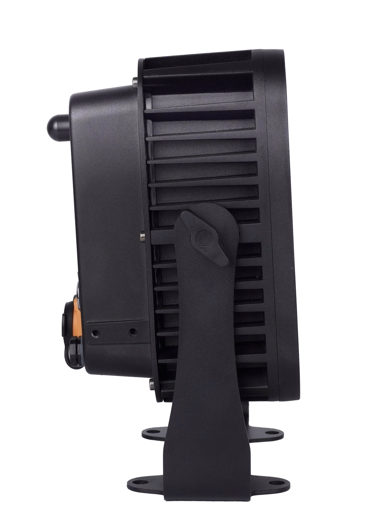 Side profile and adjustable mounting bracket of the LumiUp Aqua P9