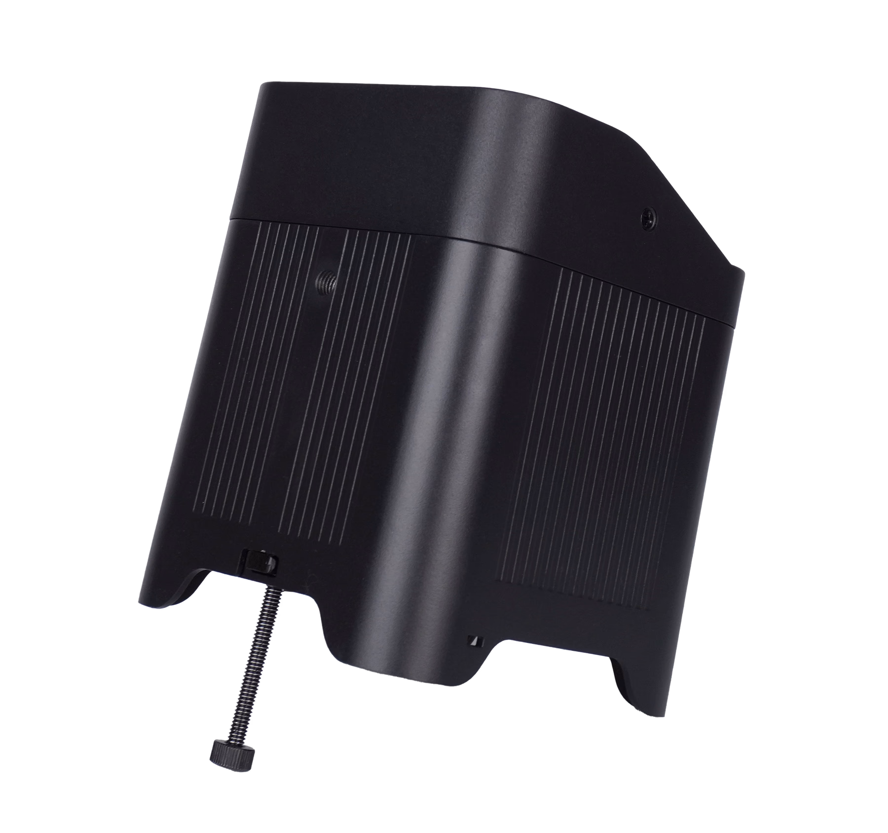 Side and rear housing of the LumiUp Aqua P9X with adjustable leveling foot extended